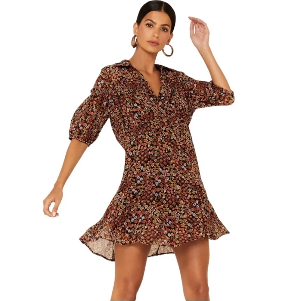 Free People Floral Bonnie Dress NWT Size Small